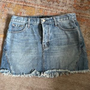 J Brand Denim Mini Skirt